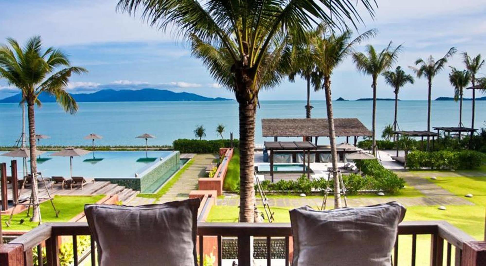 Hansar Samui Resort & Spa - Sha Extra Plus Bophut Oda fotoğraf View of the Gulf of Thailand from the hotel